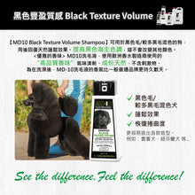 MD-10 - Black Texture Volume 300ml - Dogs - MDDS-BT300M