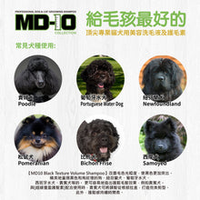 MD-10 - Black Texture Volume 300ml - Dogs - MDDS-BT300M